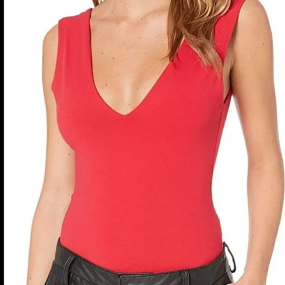 NEW Free people keep it sleek pink poinsetta Size M - Picture 13 of 15